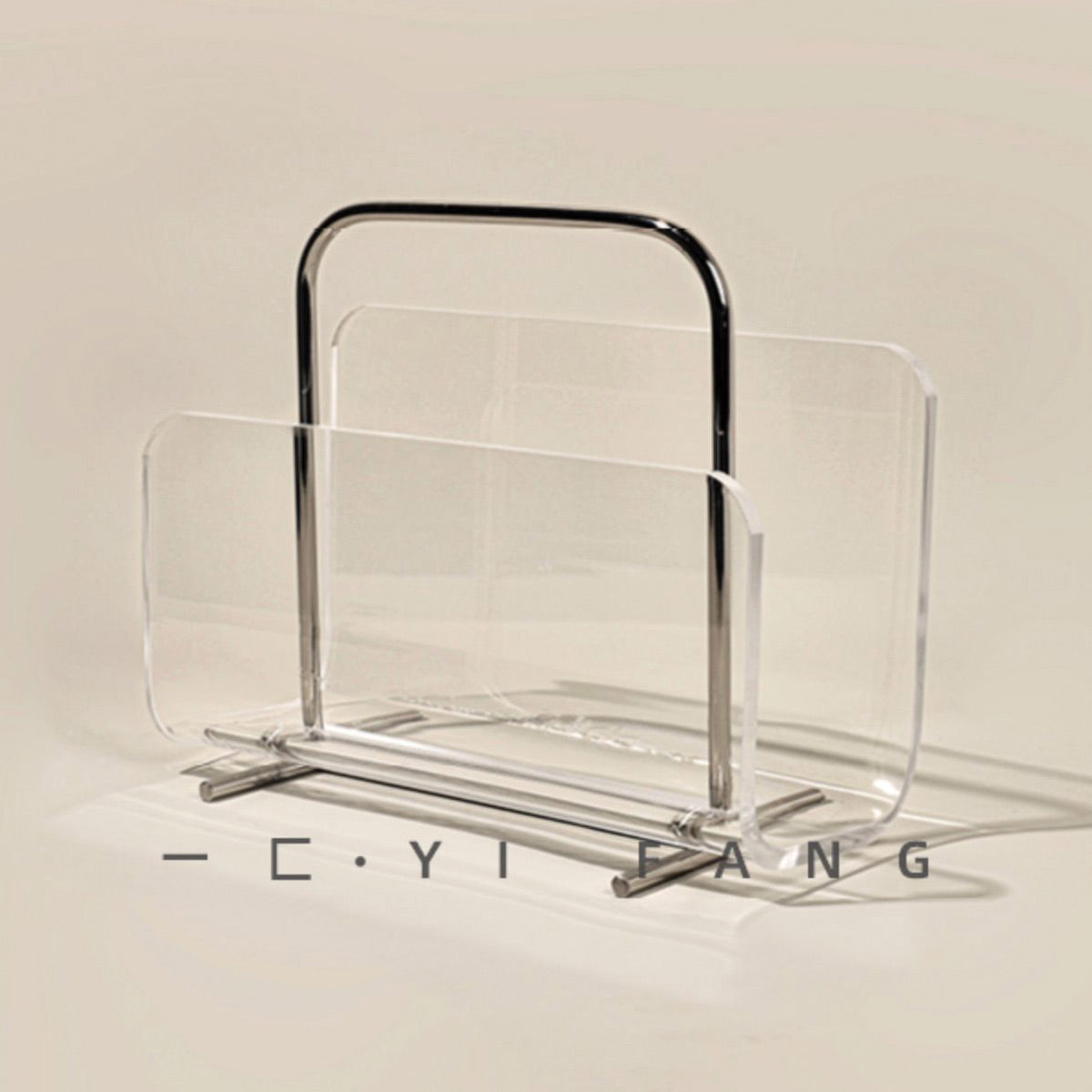 Acrylic Metal Bookshelf