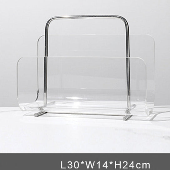 Acrylic Metal Bookshelf