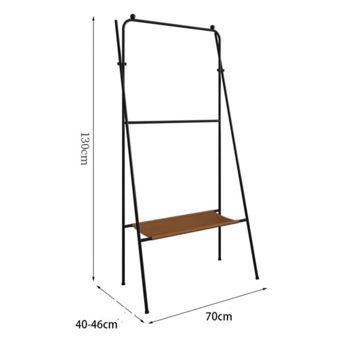 Large Standing Towel Rack With Shelf