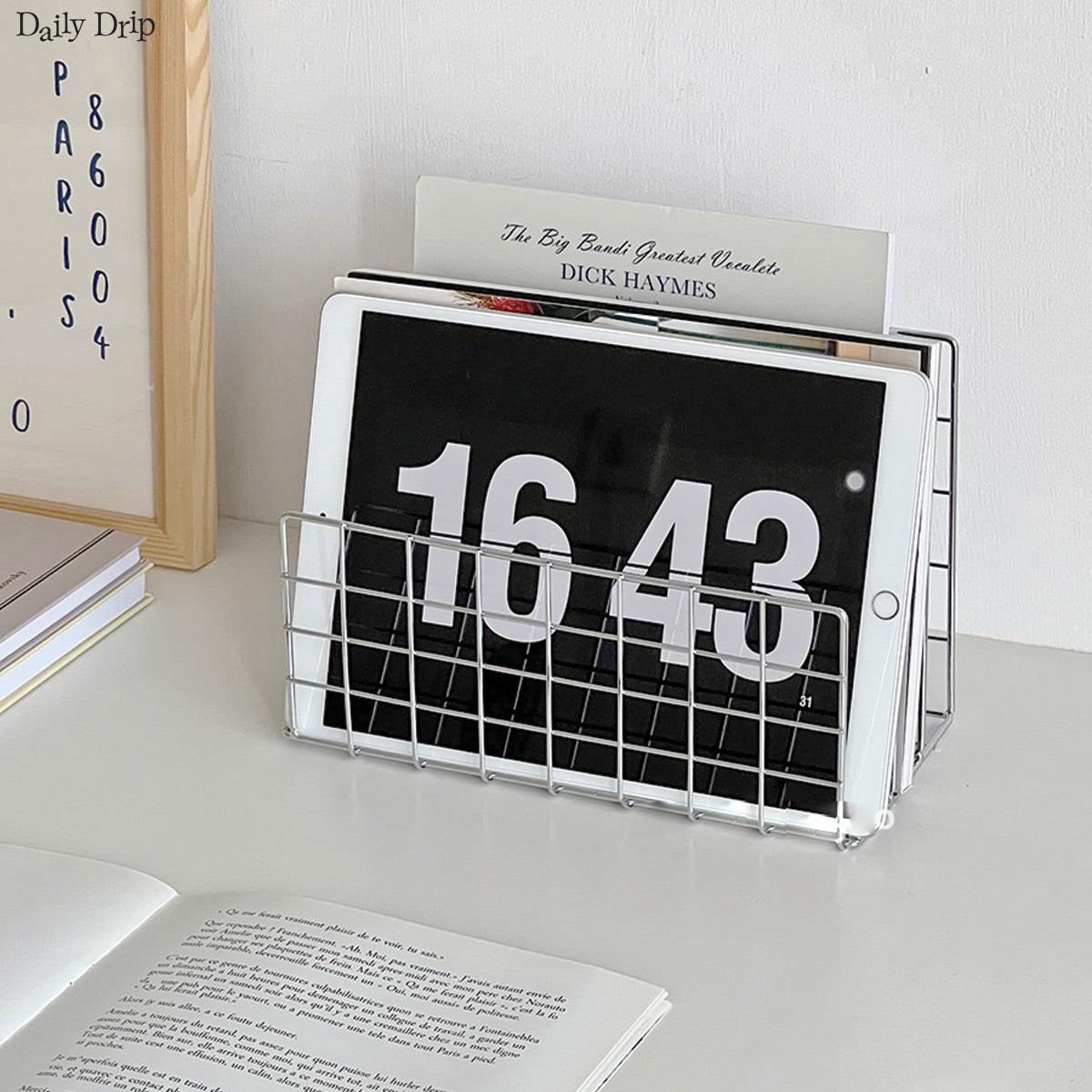 Metal Modern Book Organizer