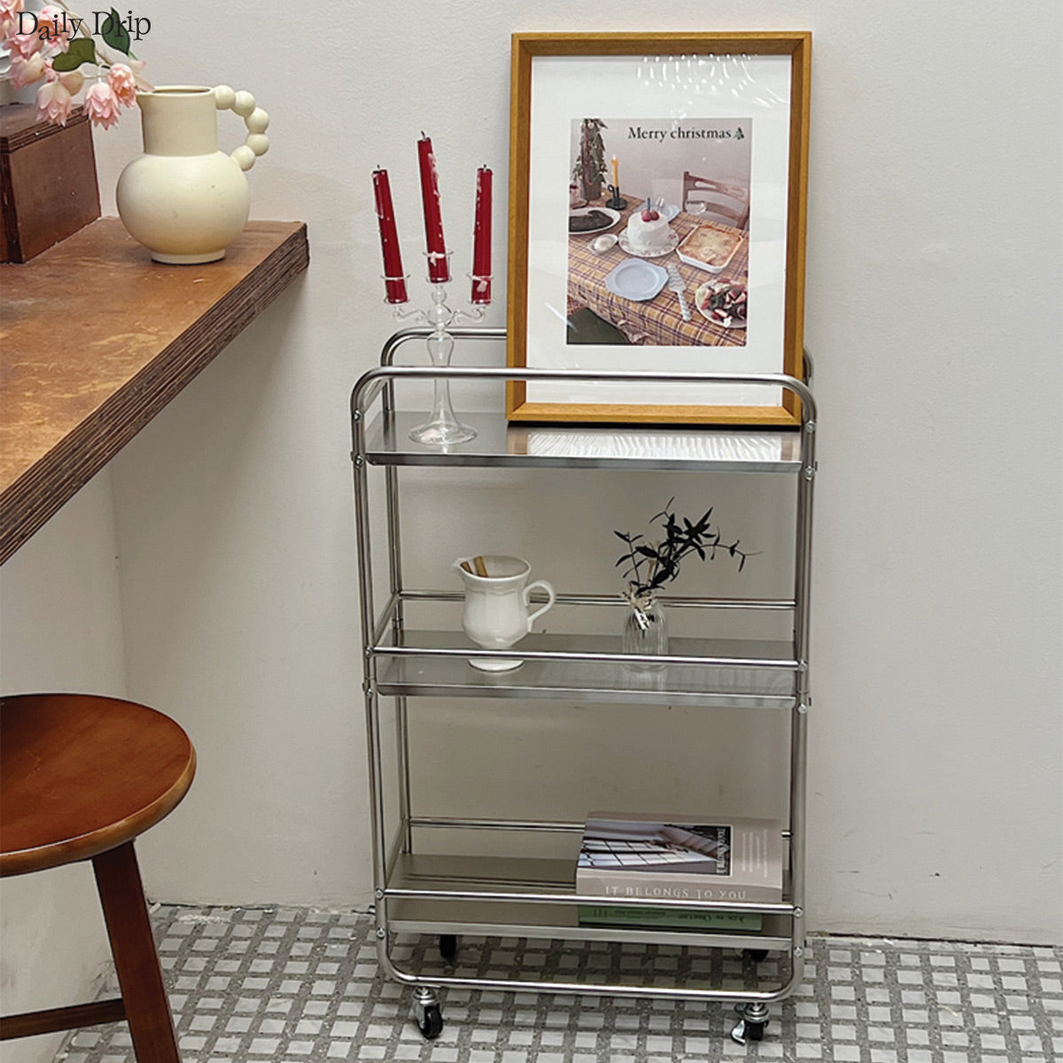 Moving Trolley Organizer Cart