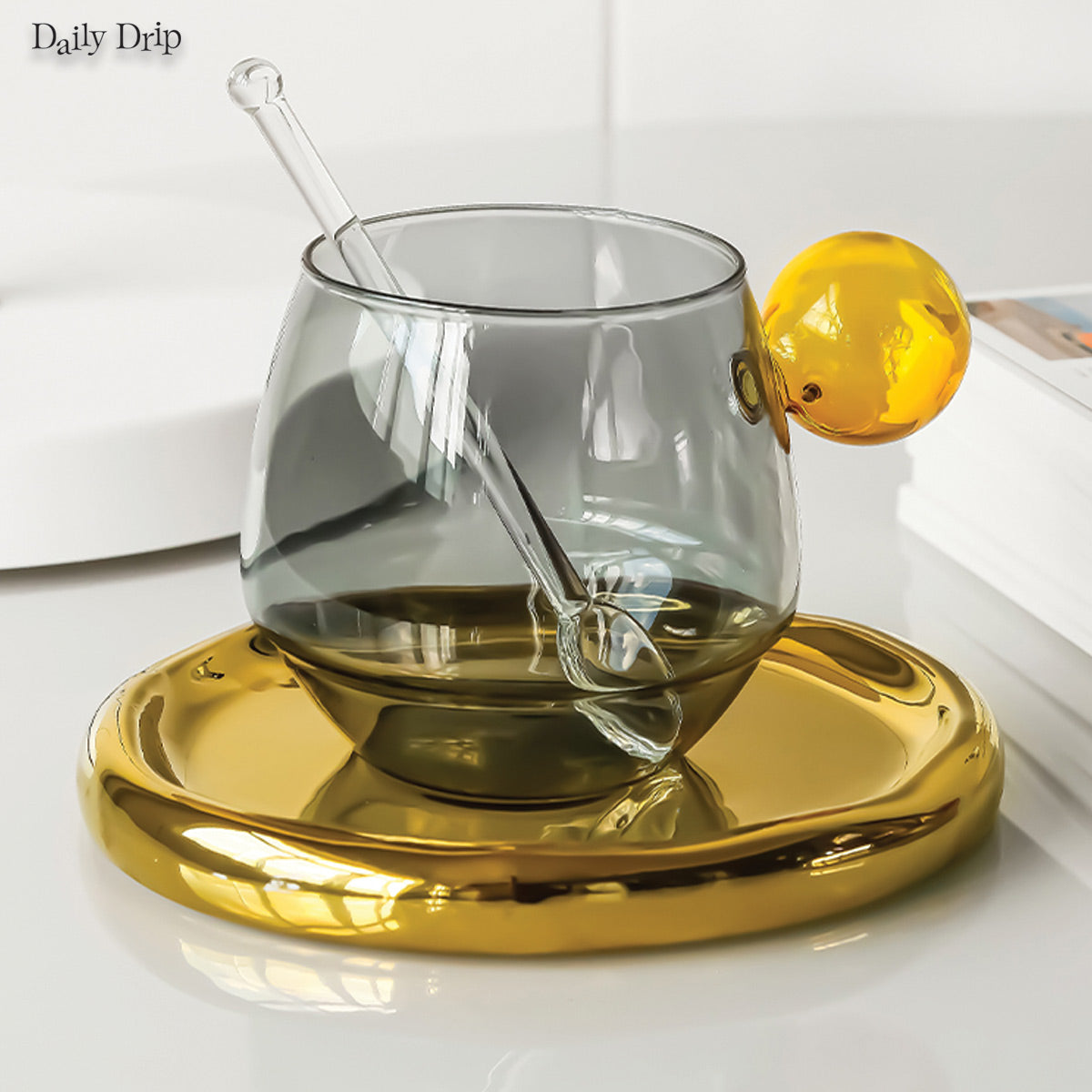 Romantic Glass Cup and Set