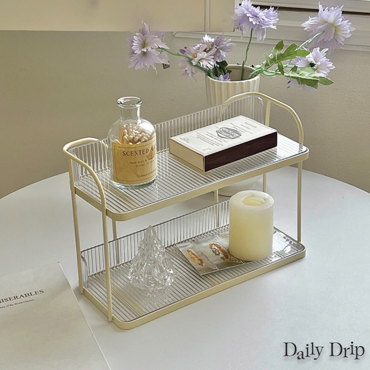 2 Layer Cream Storage Rack